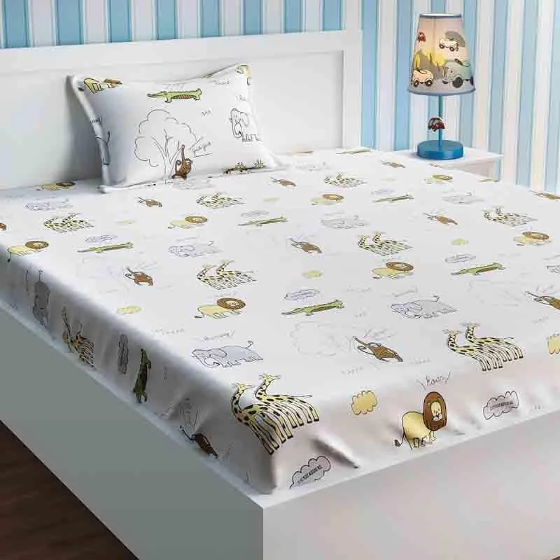 Time for the Animals Bedsheet