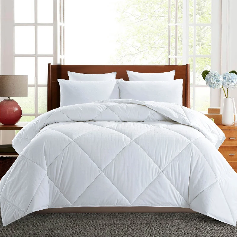 Peace Nest All Season Down Alternative Comforter with 100% Cotton Cover