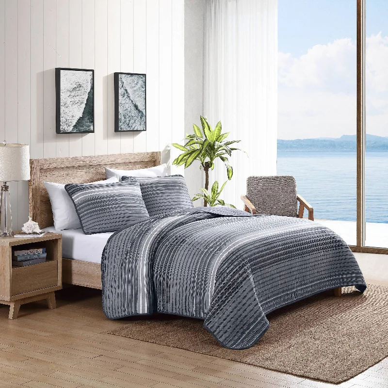 Nautica Coveside King Reversible Quilt And Sham Set