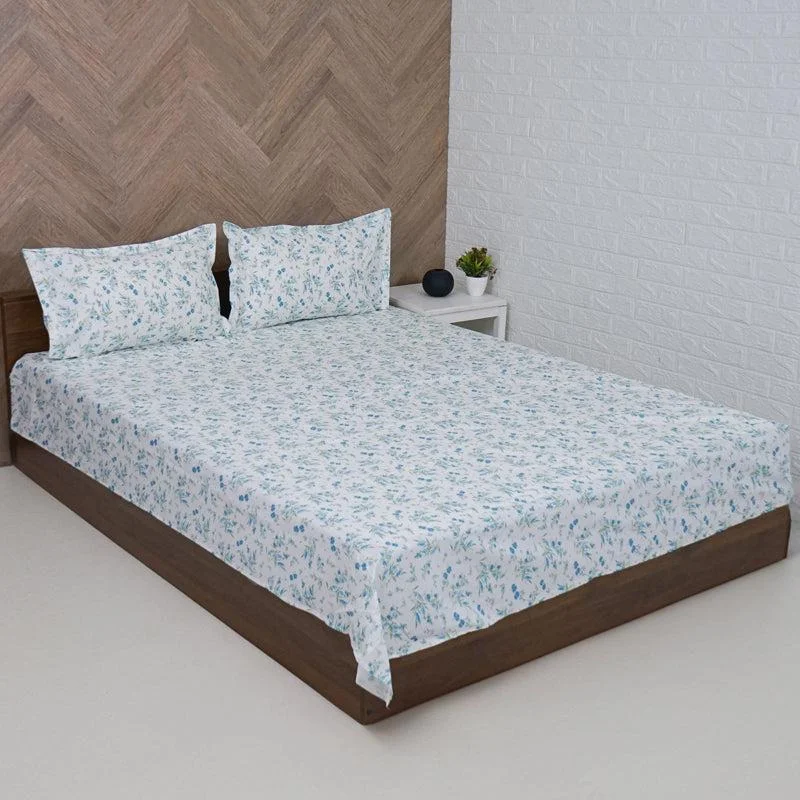 Peila Floral Bedsheet - Blue