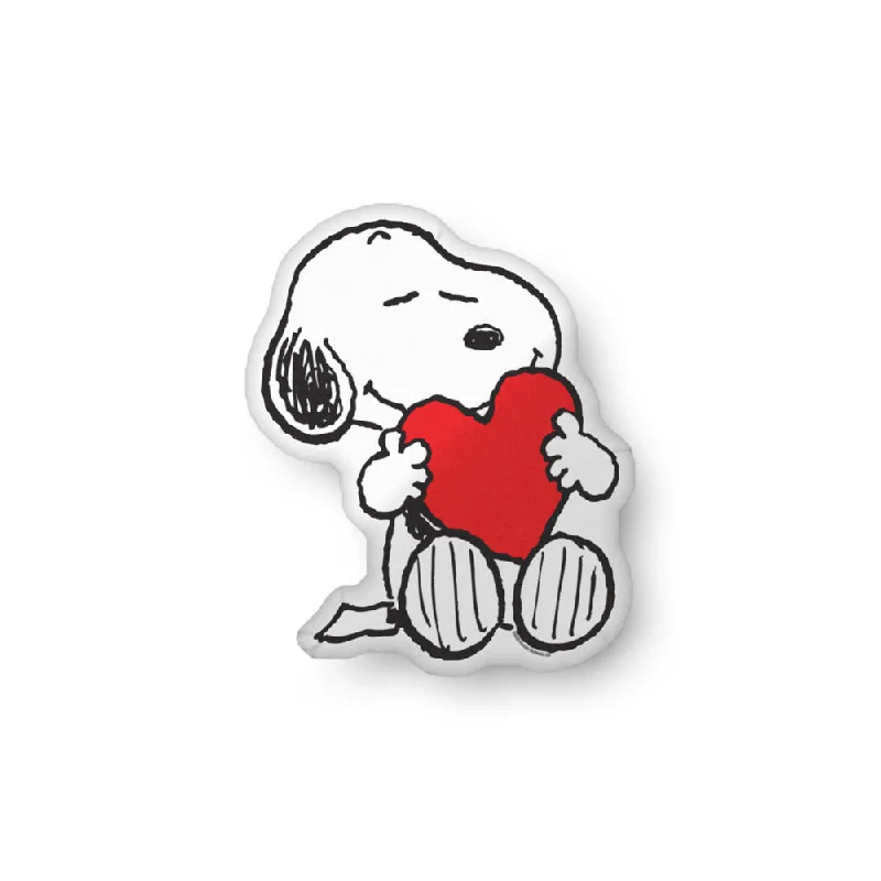 Peanuts Snoopy Heart Shaped Pillow