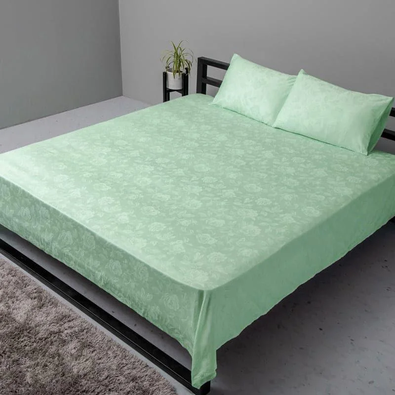 Fruva Rosy Bedsheet - Green