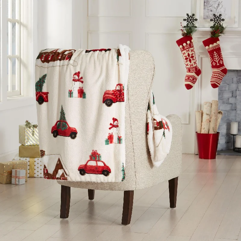 Holiday Sherpa Throw - Esmay Collection