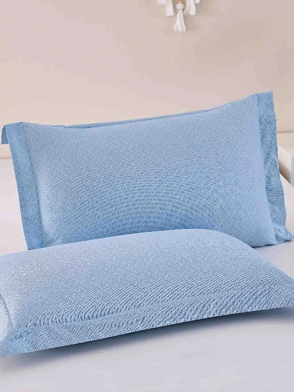 Gamma-Bluish Blue Cotton Pillow Sham