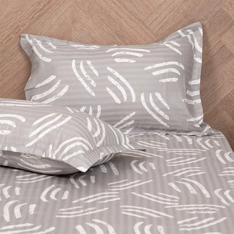 Autumn Bliss Bedsheet - Grey